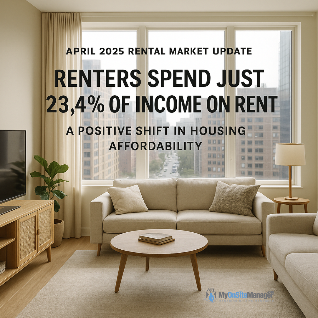 April 2025 Rental Market Update: Renters Spend Just 23.4% of Income on ...